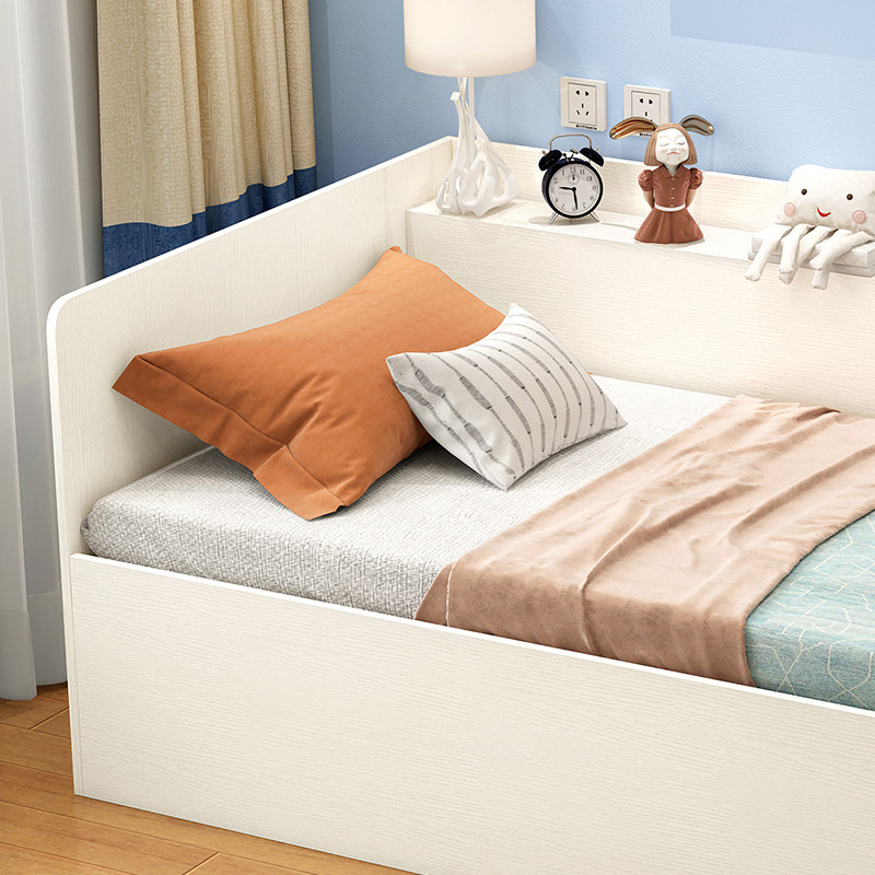 北欧单人床客厅沙发床榻榻米书房两用小户型储物收纳床高箱床卧室