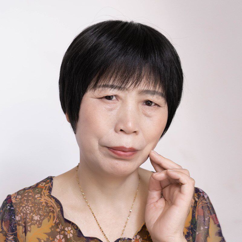 假发全头套女真人发丝50岁黑色短发中老年妈妈全真发头套夏天薄款