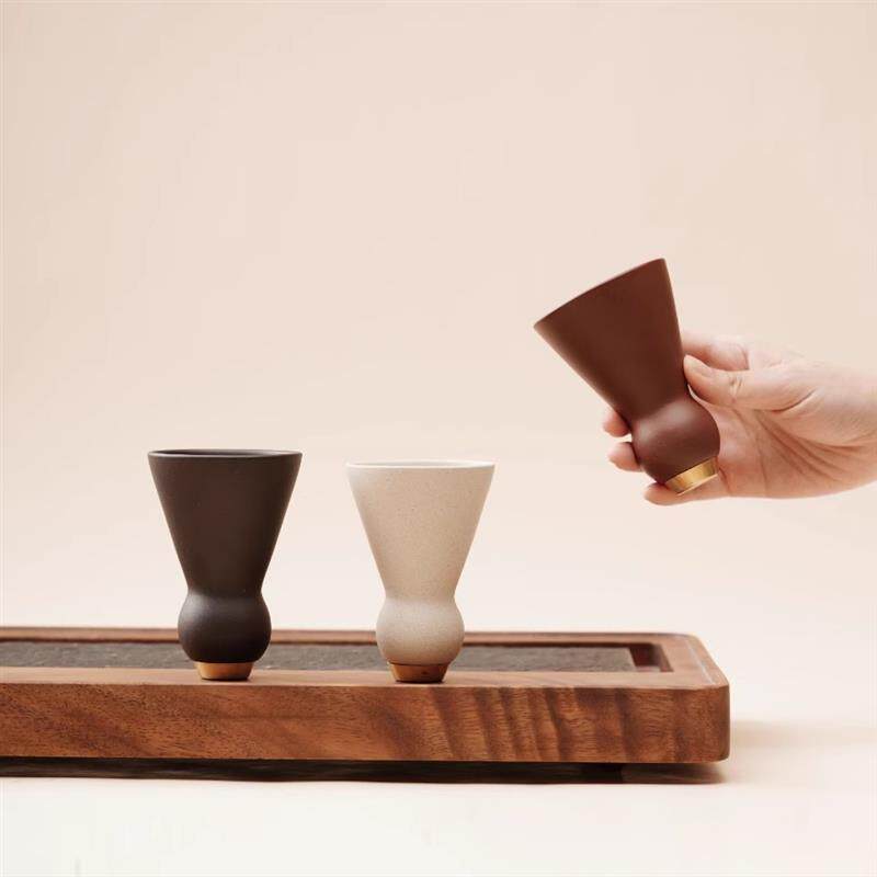 一条宜兴紫砂杯原矿手工品茗杯茶杯口杯功夫茶杯家用杯子茶具