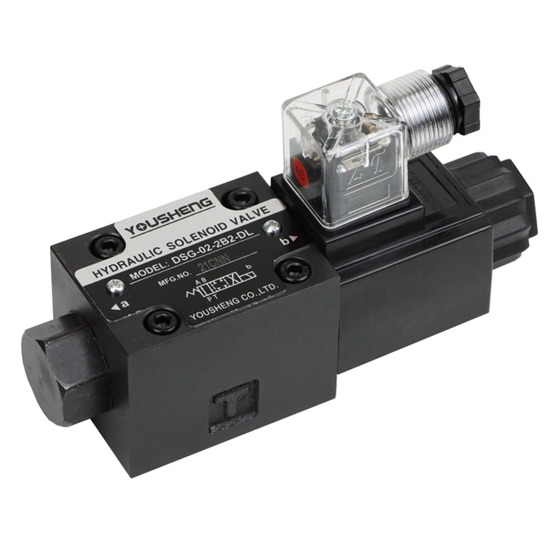 液压电磁阀DSG-02-2B2/2B8/2B3B单头24V/A220V二位四通液压换向阀