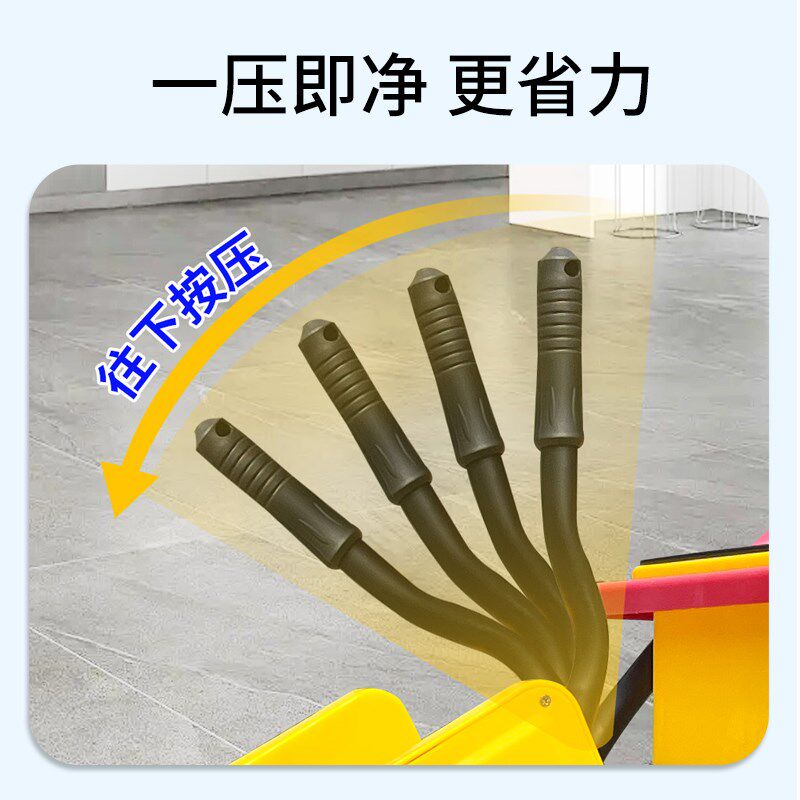 白云超宝B-46榨水车拖把桶酒店商用柞水头35L挤水桶地拖桶墩布桶