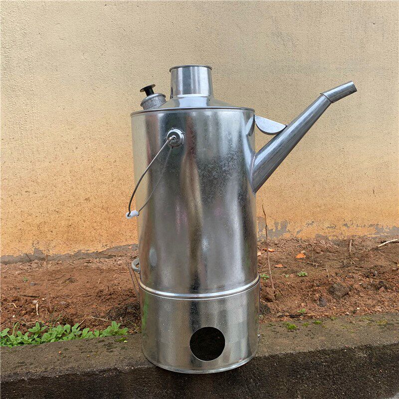 快速木柴烧水壶柴炉柴火炉家用野户外烧水壶特厚铁质茶水炉烧心壶