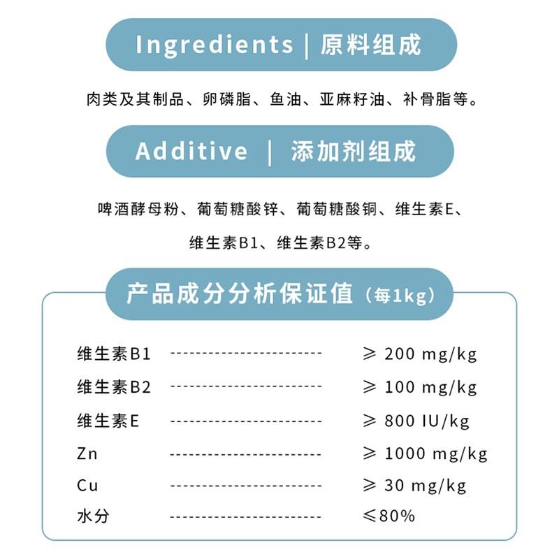 纽贝健皮肤康混悬乳宠物猫狗鱼油卵磷脂掉毛猫癣提高皮肤免疫力