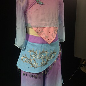 成人女子舞蹈演出服装定制儿童画茶闲情抒中国古典舞表演定制改版
