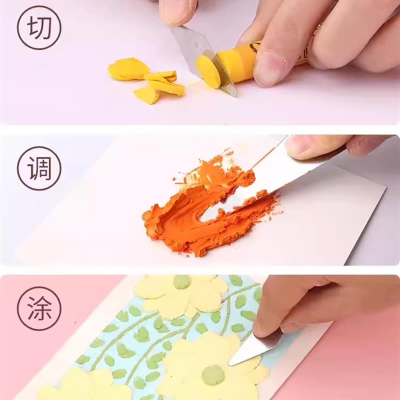 彩研油画棒刮刀美术专用油画刀工具丙烯套装尖头水粉石英砂丙烯肌图片
