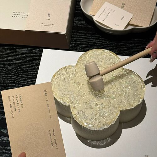 diy敲敲乐小木槌烘焙装饰木质锤子迷你敲星球蛋糕锤子惊喜砸金蛋