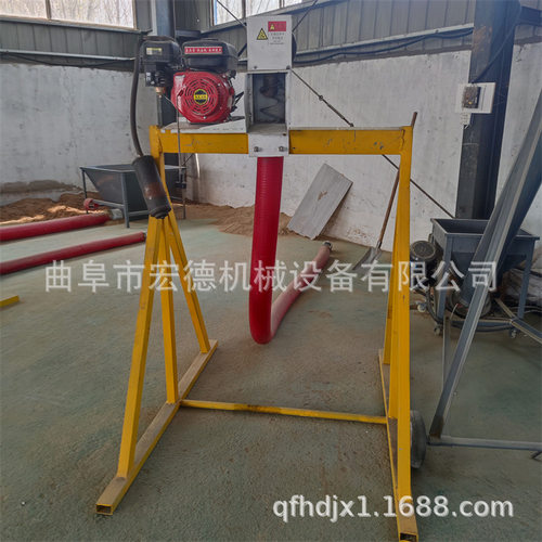 车载式苞米大豆软管吸粮机 蛟龙式电动抽粪机 120型抽料机