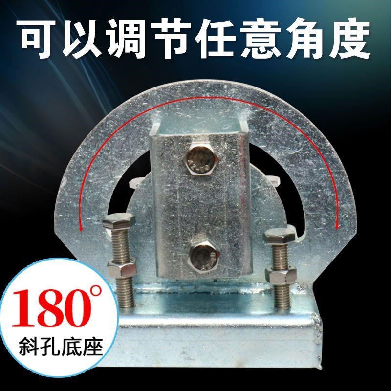 水钻机打孔机斜孔底座钢板底座铁底座可调旋转配件圆底座博深通用