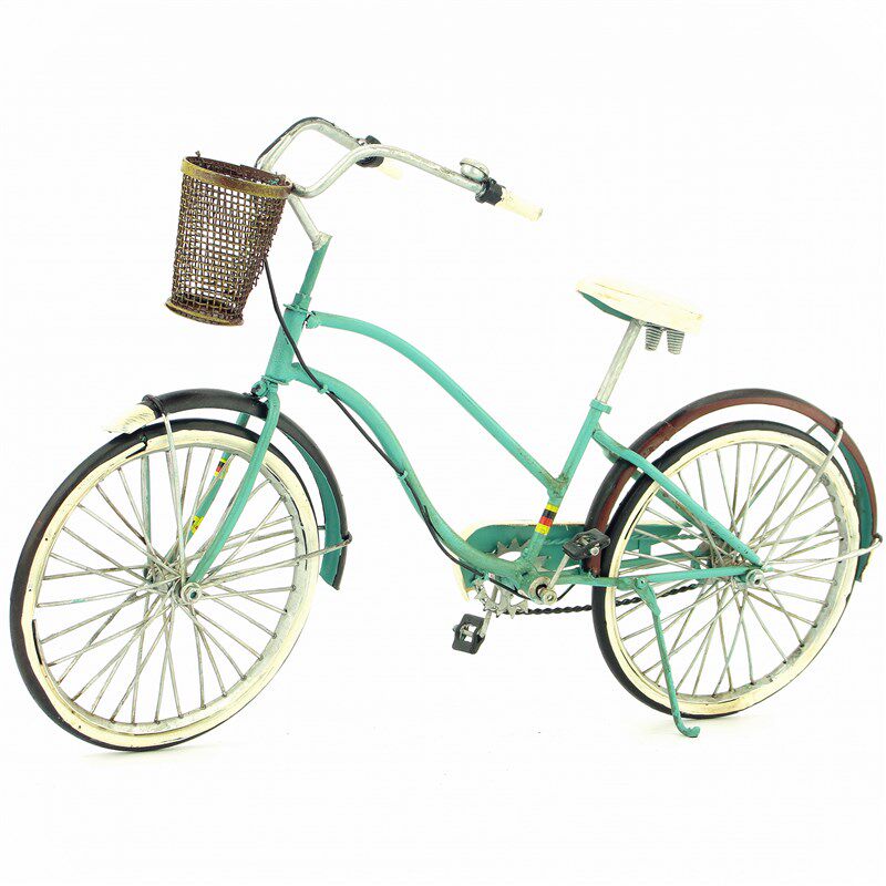 复古铁艺自行车模型摆设仿古铁皮金属工艺品家居创意装饰品礼物