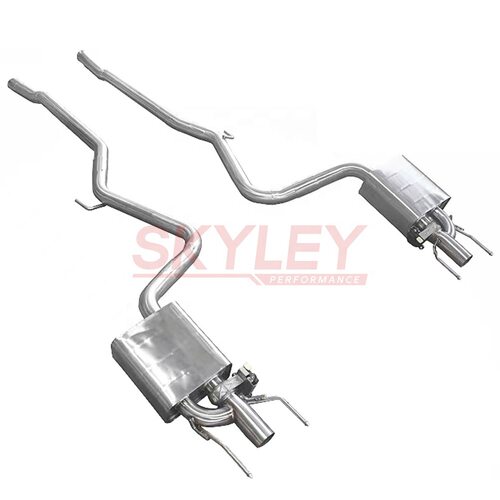 奔驰S350W2212005-2012Sus304Catback消声器排气W221排气管