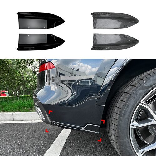 适用宝马X5 G05 M Sport 2019-2023 后杠后包角风刀车贴外饰改装