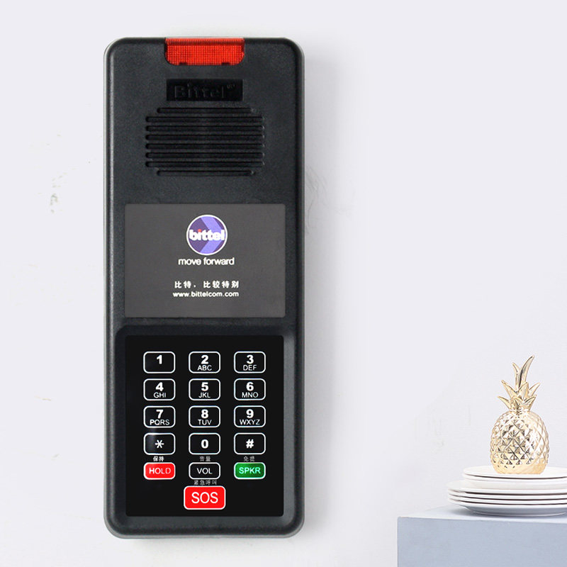 比特酒店宾馆壁挂电话机电梯专用壁挂式挂墙电话紧急呼叫41T-0+