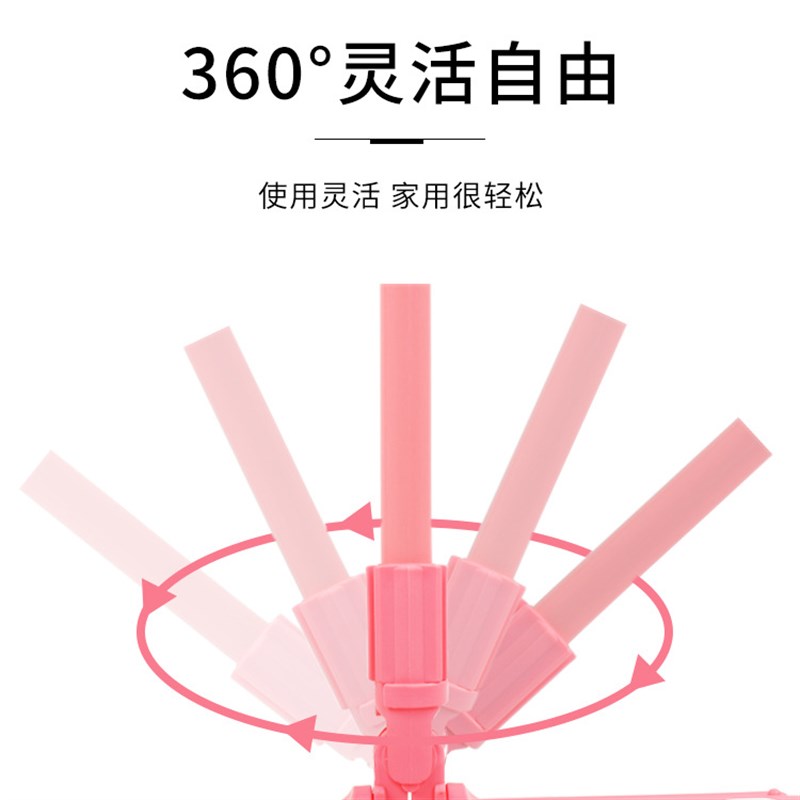 韩国平板拖把粘贴式伸缩尘推擦瓷砖超细纤维吸水不易掉毛夹布家用