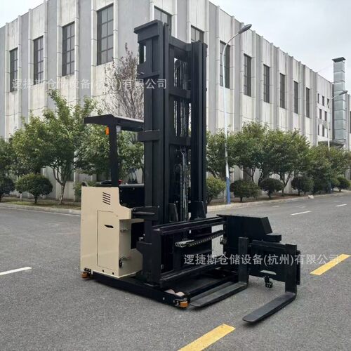 VNA窄通道叉车1吨6米举升电动座驾式高位堆高 三向堆垛机
