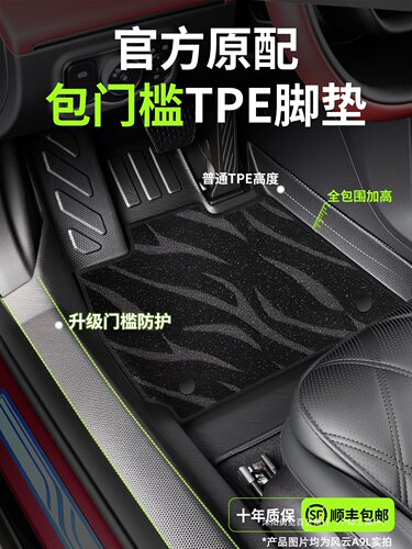25款奇瑞风云A9LTPE全包围脚垫