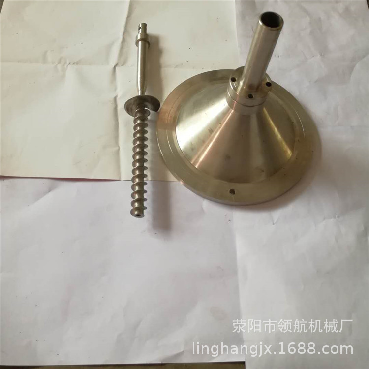 定制送料螺杆双螺旋输送杆食品级不锈钢蛟龙螺旋轴搅拌轴计量器图片