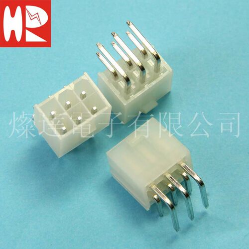 台湾灿达HR连接器 C4255WR-2X03P 双排针座卧式插头