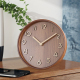 实木桌面时钟木质台式 复古摆钟 座钟摆件客厅摆放钟表家用台钟时尚