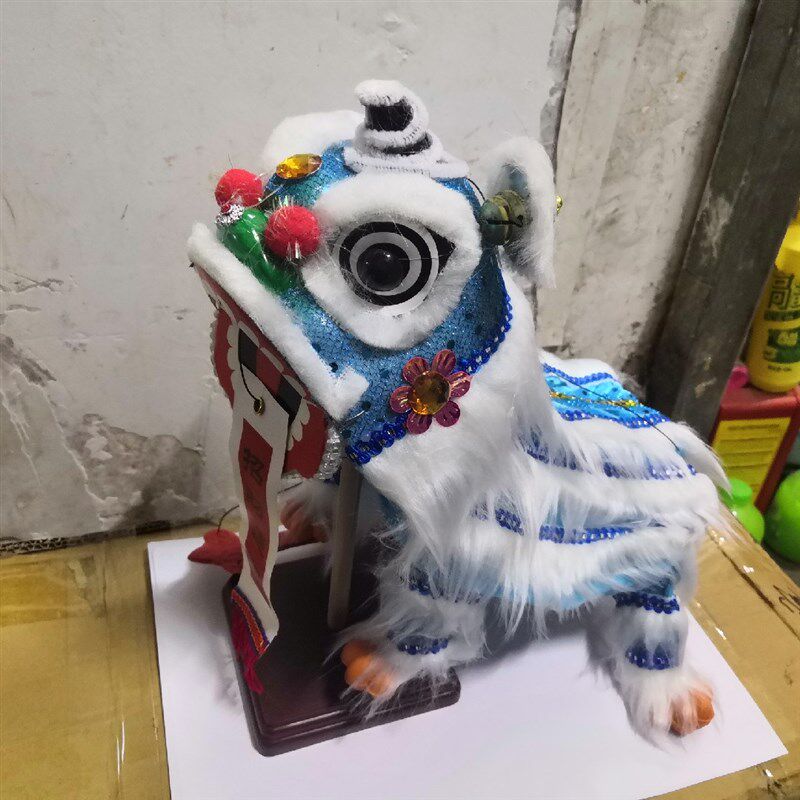 外宾送礼小孩手提中国风手工提线木偶狮子 精装 大南狮