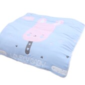 包邮 秋冬新款 纯棉8层纱布童被婴儿浴巾宝宝抱被儿童盖毯加厚被子