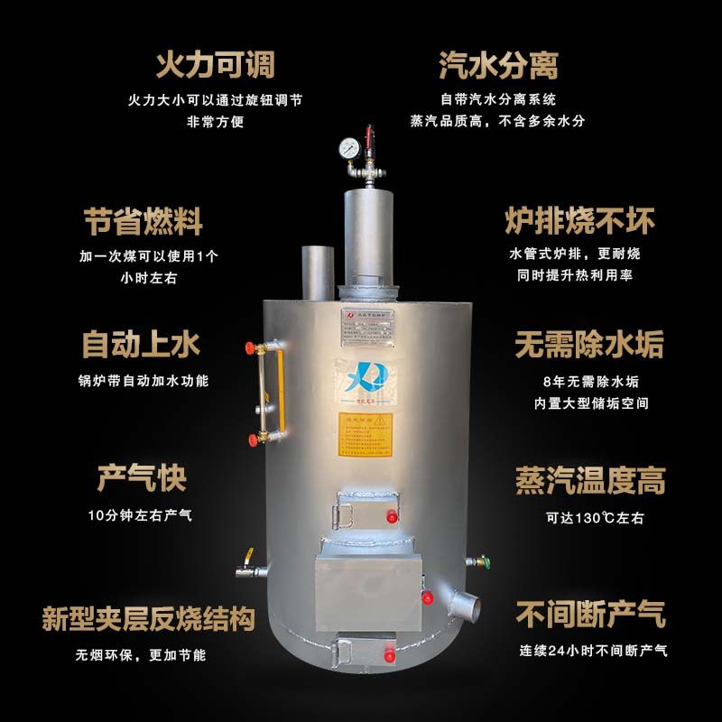 家用豆腐反烧无烟锅炉发生器地暖采暖炉燃煤酿酒环保蒸汽锅炉商用