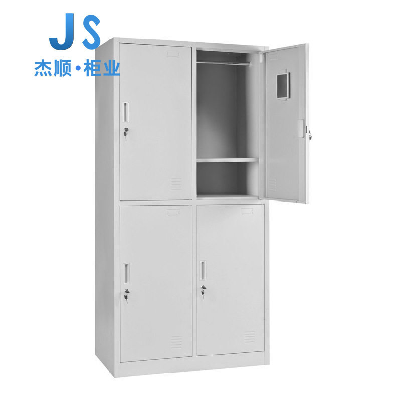 钢制四门更衣柜宿舍更衣室图片