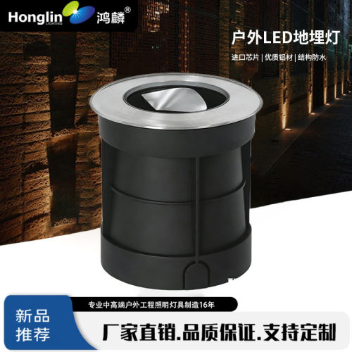 304不锈钢埋地灯LED7W偏光小地埋灯外壳户外公共场所地面点缀装饰