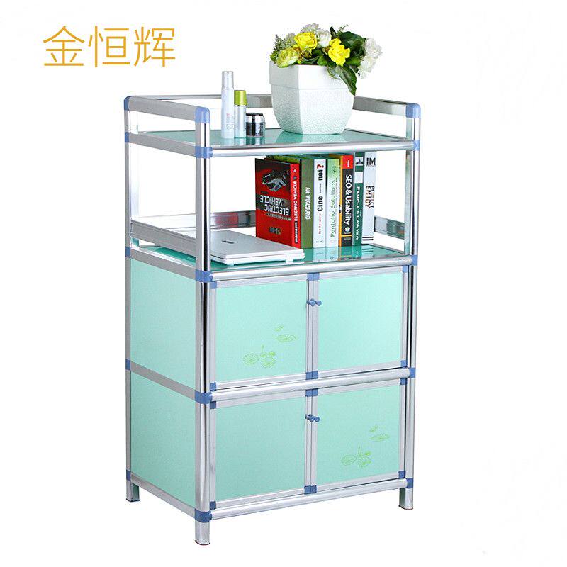 餐边柜厨房柜橱柜储物柜碗柜铝合金茶水柜微波炉烤箱柜阳台收纳柜
