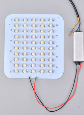 LED路灯光源板路灯配件维修灯芯板子恒流驱动器220V路灯电源户外