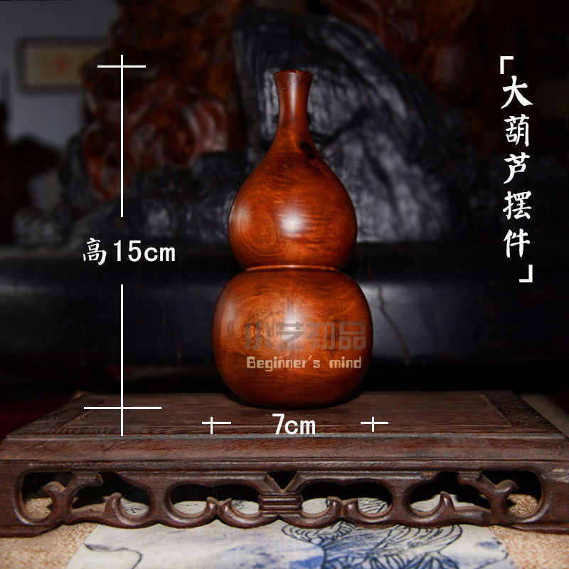 雷击枣木桃木葫芦摆件镇宅招财化门对门冲手盘把玩车挂手捻小葫芦