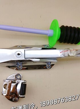 ZW-1178冷库平门锁烘箱烤箱蒸饭箱门拉手冷半埋门安全门凸门把手