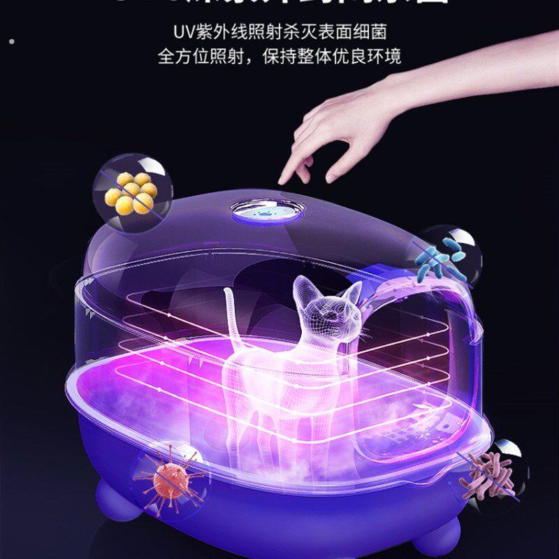 智能猫砂盆全封闭式自动猫厕所超大号防臭猫咪猫沙盆子.猫屎防外