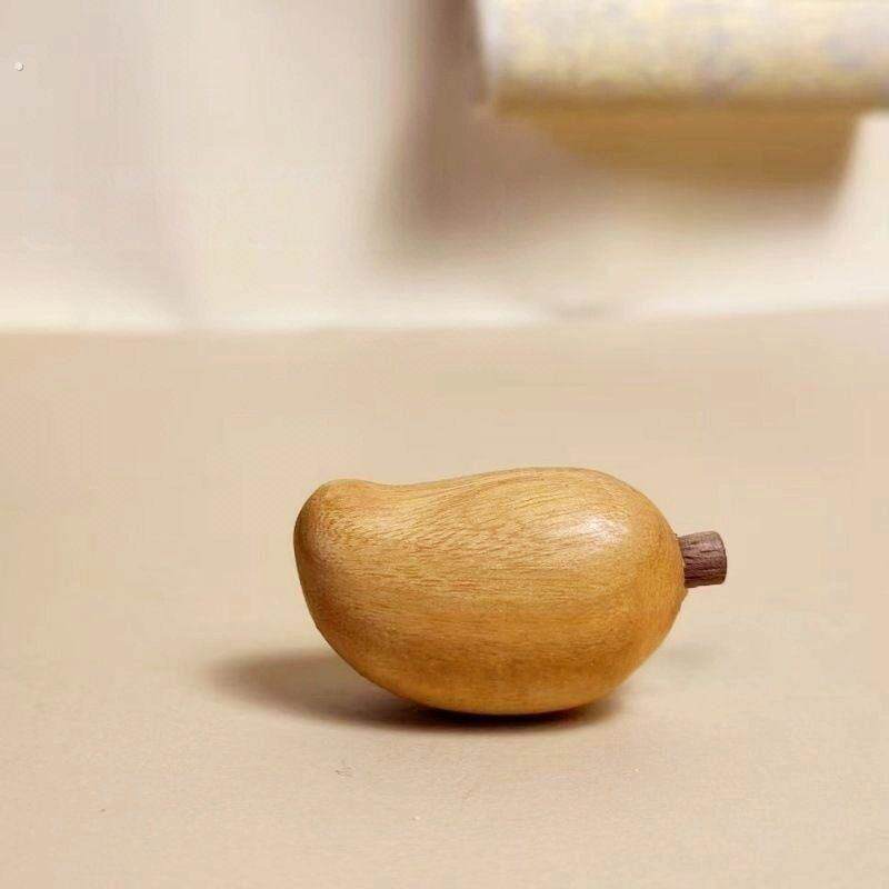 木质雕刻果蔬芒果南瓜仿真摆件小众稀奇古怪家居饰品桌面玄关装饰