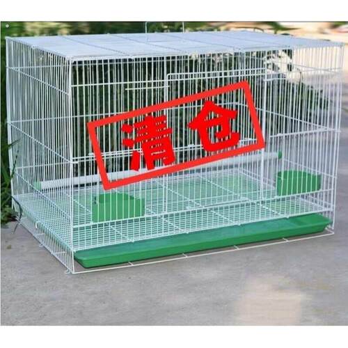 铁笼子鸽子笼绣眼笼铁艺养殖笼家用鸟笼繁殖笼大号豪华鹦鹉笼