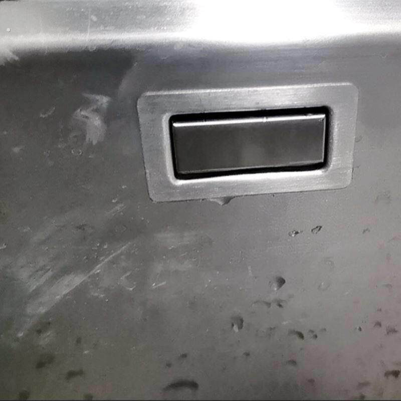 洗菜盆溢水管长方形圆头形溢水接头软管厨房溢水口侧漏管水槽配件