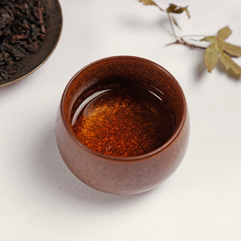 五行茶杯主人杯小单杯 粗陶五大名窑品茗杯 功夫茶具日式陶瓷水杯