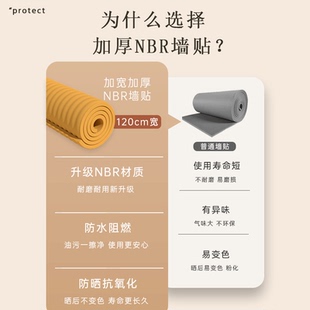 防撞条加宽加厚横梁防磕碰头海绵泡沫包边窗台墙角软包墙贴保护棉