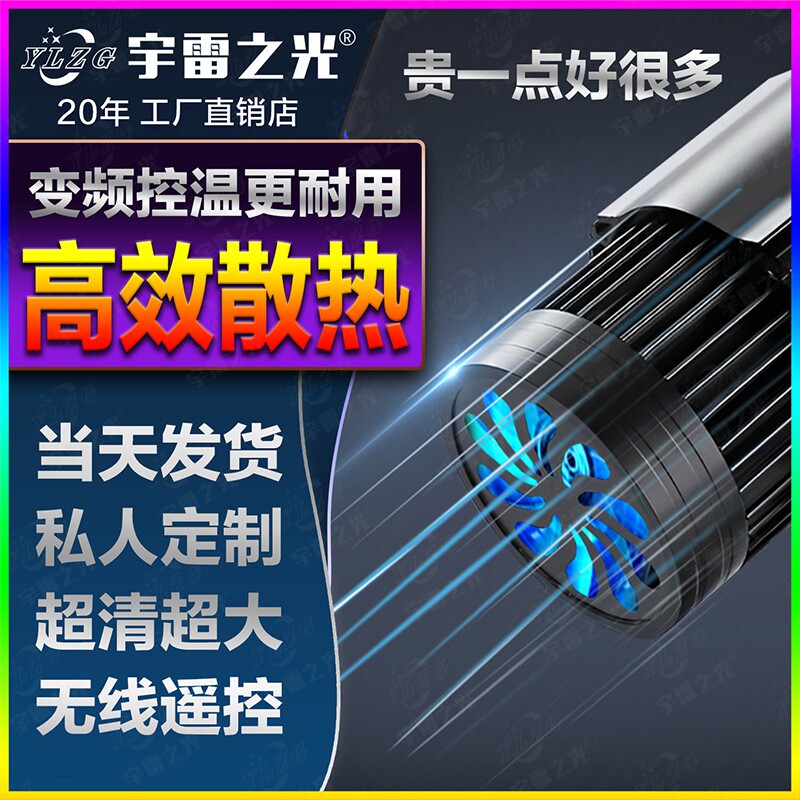 大功率户外强光景观广告投影灯LOGO灯旋转防水大型LED100瓦500瓦