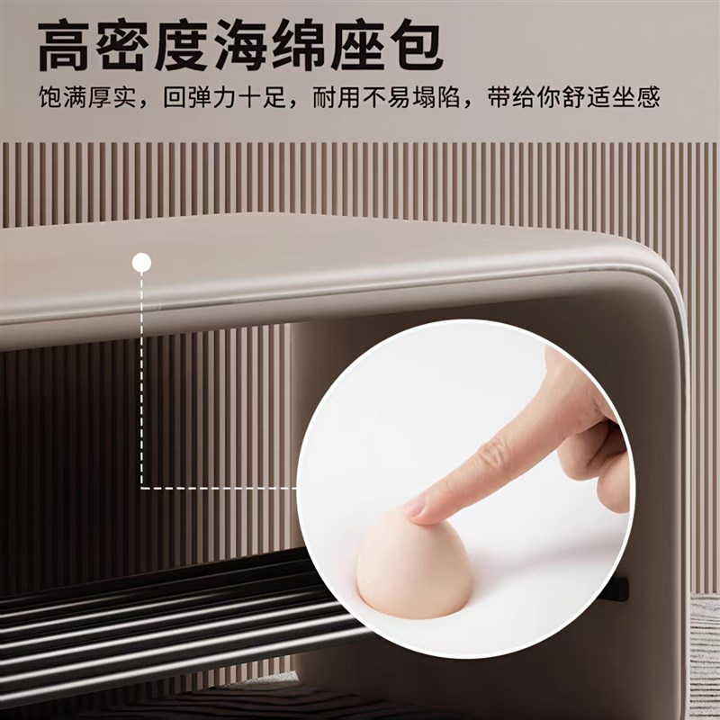 换鞋凳家用门口凳子卧室床尾凳可坐长条板凳收纳一体鞋柜玄关鞋架