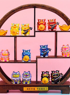 狮三百石狮子金门厦门鼓浪屿特色纪念品风狮爷石敢当摆件伴手礼物
