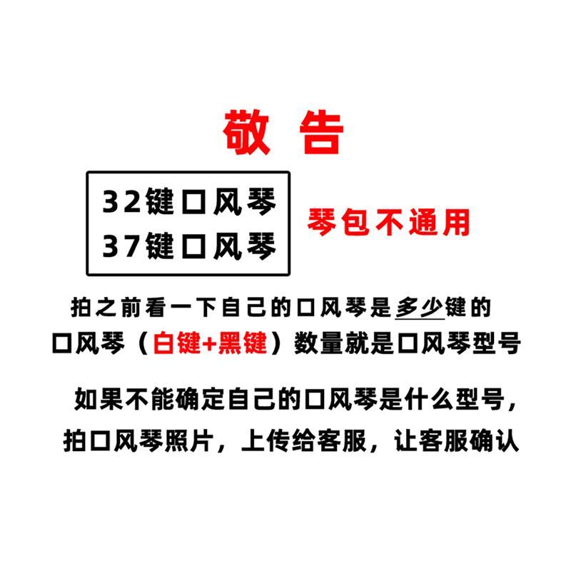 口风琴包装盒收纳包背包琴包袋子37键学生32奇美吹管吹嘴教程琴谱