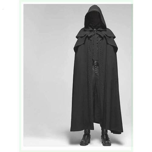 中世纪神职人员教堂杀手服装刺客教条巫师牧师披风披风服饰
