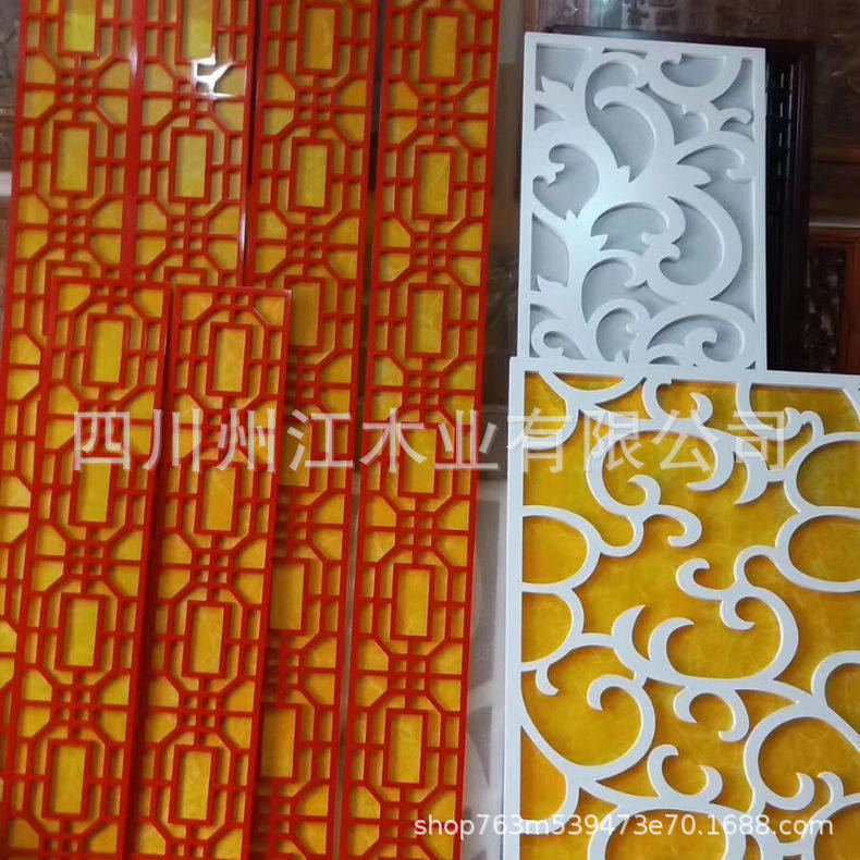 厂家供应镂空花吊顶密度板通花欧式风格