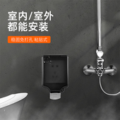 86型户外防水插座厕所卫生间粘贴式 防水盒防盗充电室外加高插座罩