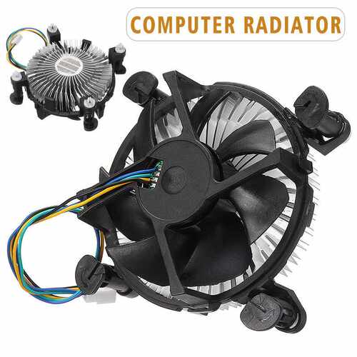 电脑散热器台式机散热器 CPU 冷却风扇适用于 1156/1155/775