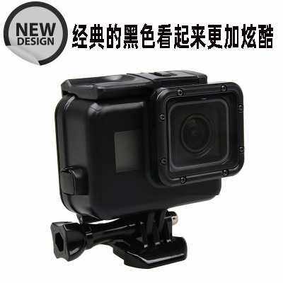 免拆镜头黑金刚gopro配件 hero7/6/5black潜水壳触屏壳潜水保护壳