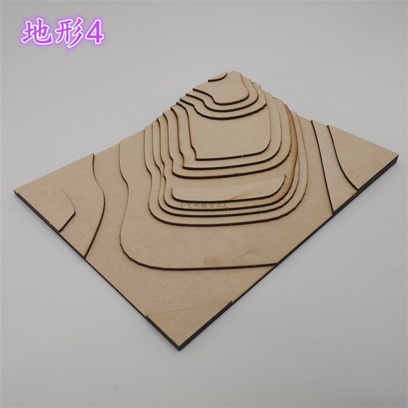 木质底板底台地板底盘展示台 建筑模型地形地貌山体山地沙盘定制