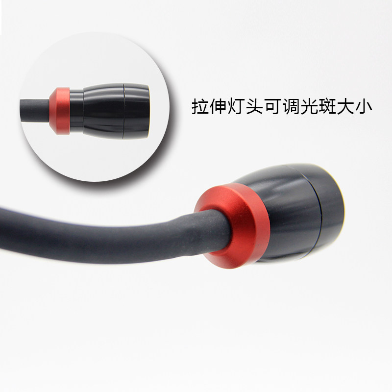 钓鱼灯夜钓灯led双头筏钓灯专用超亮金黄光诱鱼灯竿稍灯桥钓拉饵