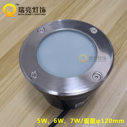 LED3W5W9W12W18磨砂地埋灯磨砂玻璃面埋地灯防眩晕射灯墙角指示灯