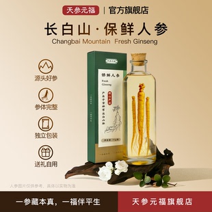 长白山正品新鲜保鲜参整支20g